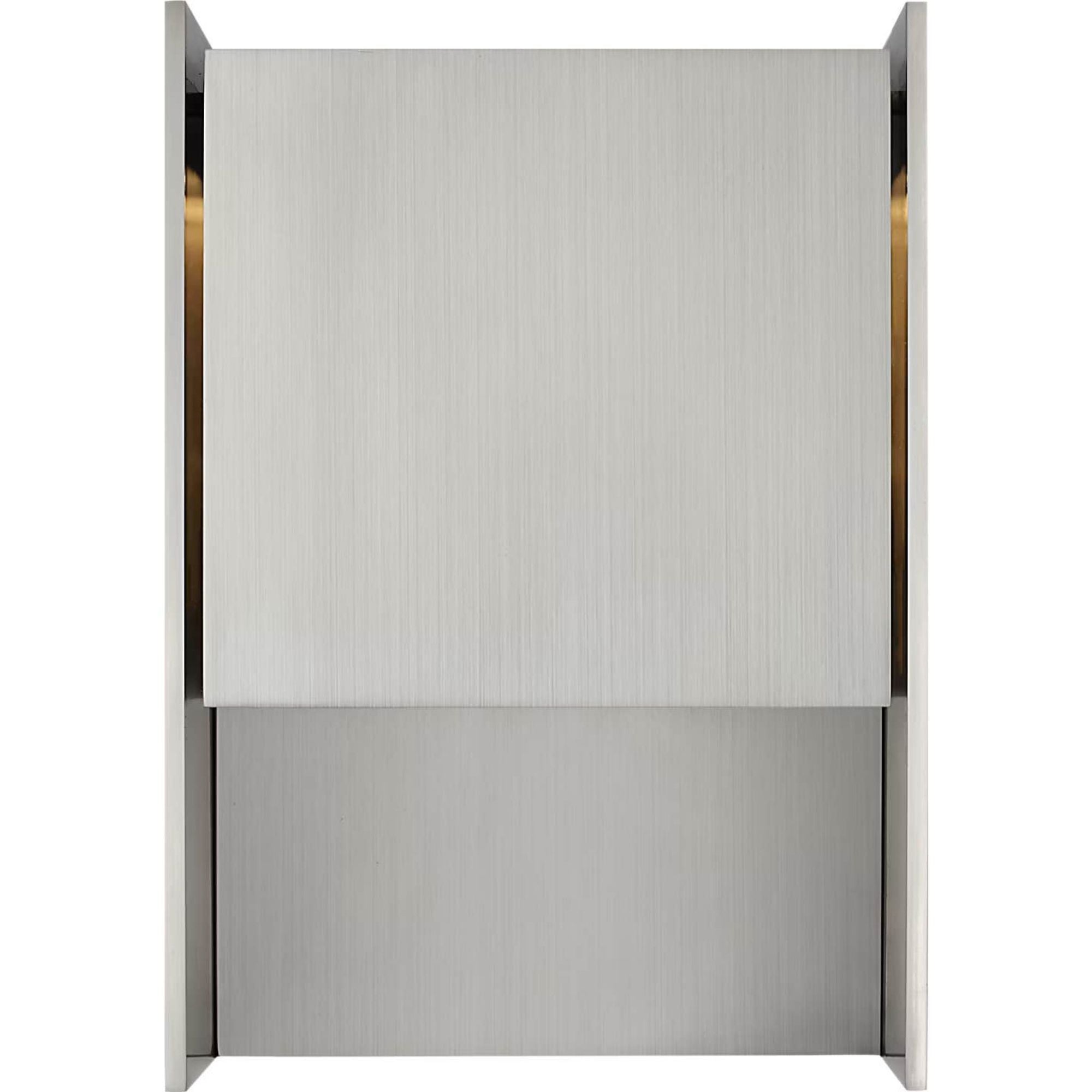 Barbara Barry Align 11" Shielded Wall Light in Stainless Steel W7.75" x H11" x E4.75"