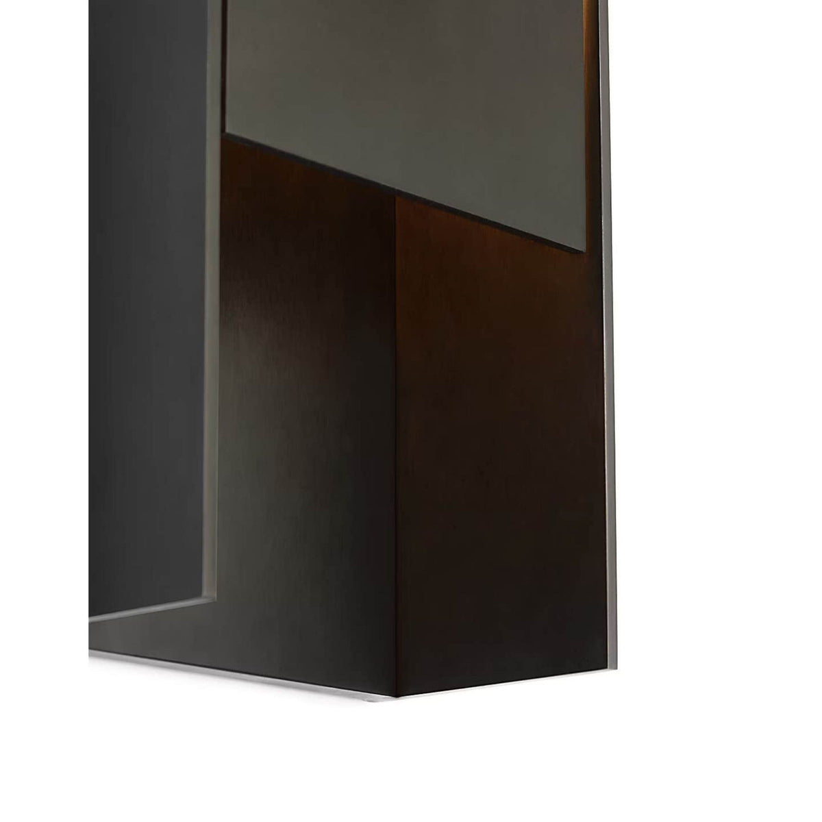 Barbara Barry Align 15" Shielded Wall Light in Blackened Stainless W7.75" x H15.5" x E4.75"