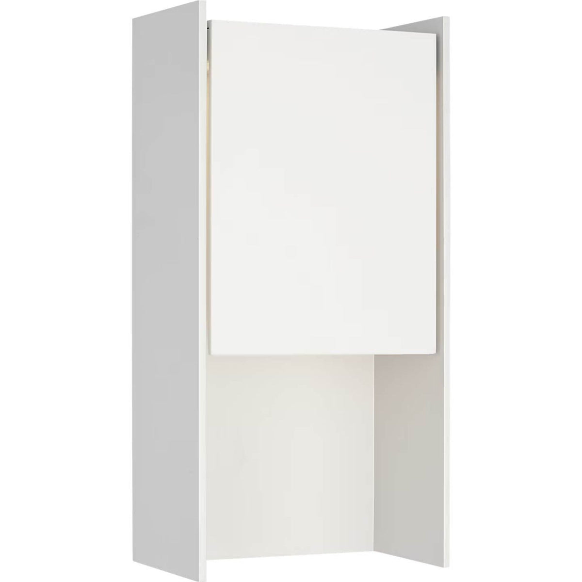 Barbara Barry Align 15" Shielded Wall Light in Plaster White W7.75" x H15.5" x E4.75"