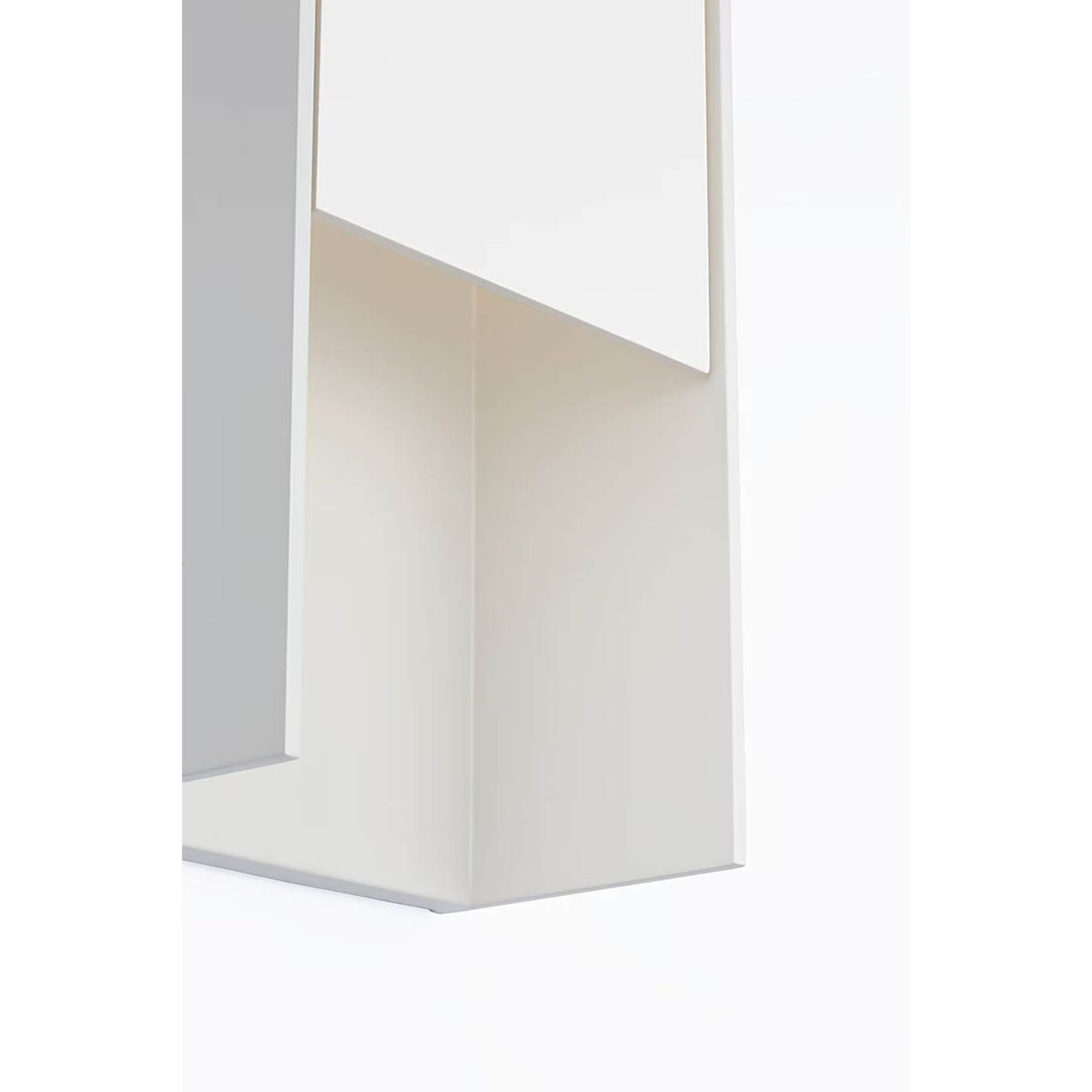 Barbara Barry Align 15" Shielded Wall Light in Plaster White W7.75" x H15.5" x E4.75"