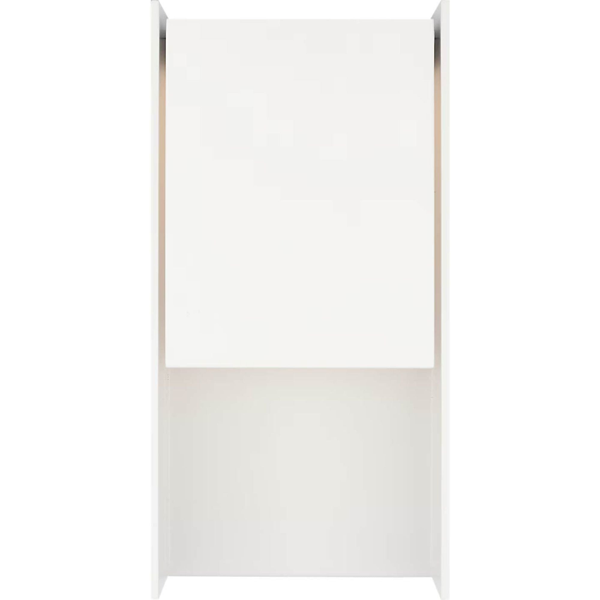 Barbara Barry Align 15" Shielded Wall Light in Plaster White W7.75" x H15.5" x E4.75"