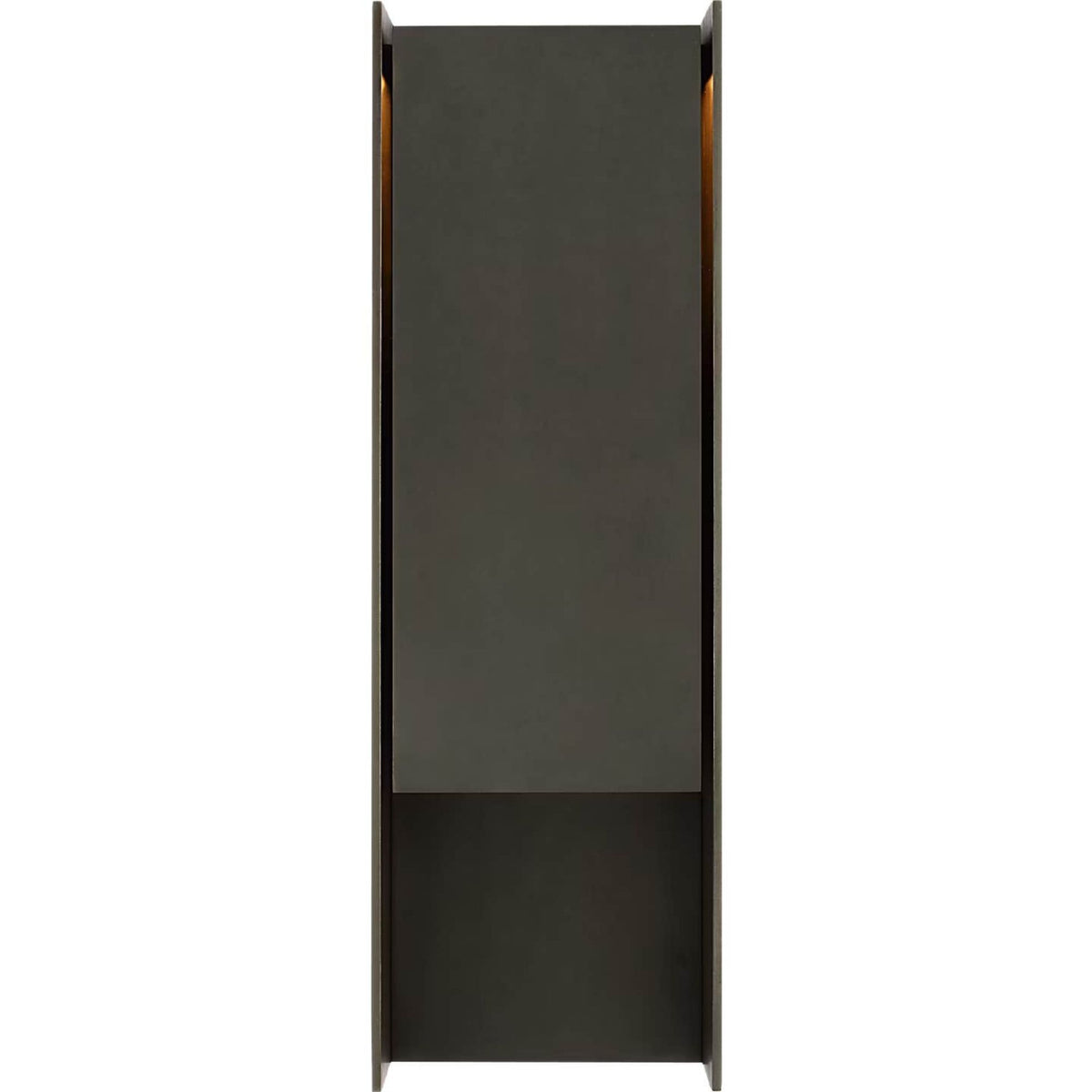 Barbara Barry Align 25" Shielded Wall Light in Blackened Stainless W7.75" x H24.5" x E4.75"