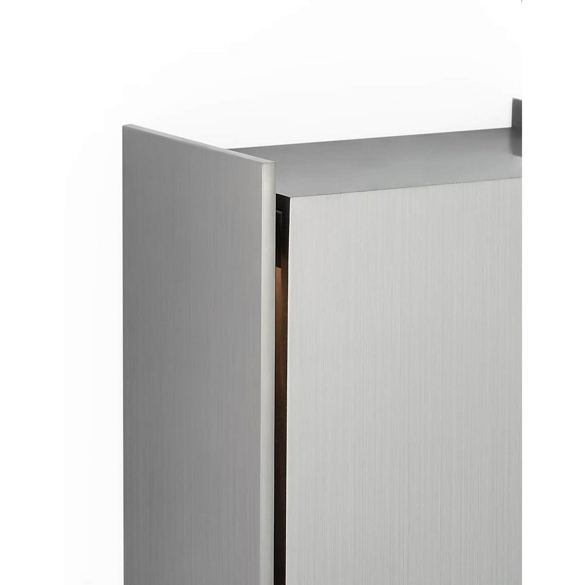 Barbara Barry Align 25" Shielded Wall Light in Stainless Steel W7.75" x H24.5" x E4.75"