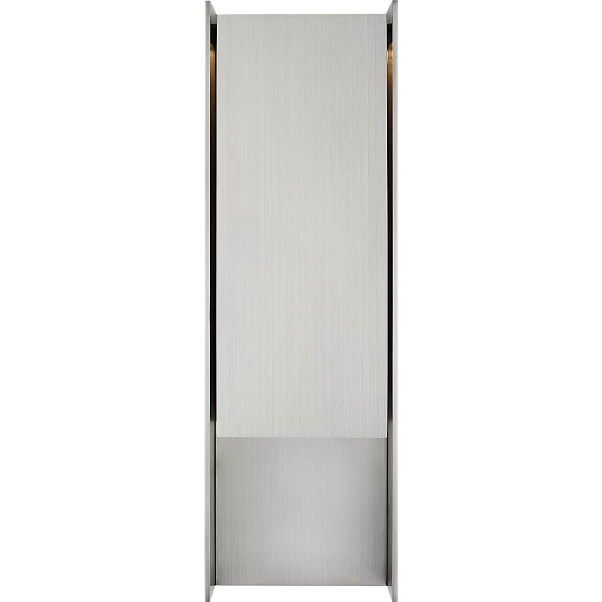 Barbara Barry Align 25" Shielded Wall Light in Stainless Steel W7.75" x H24.5" x E4.75"