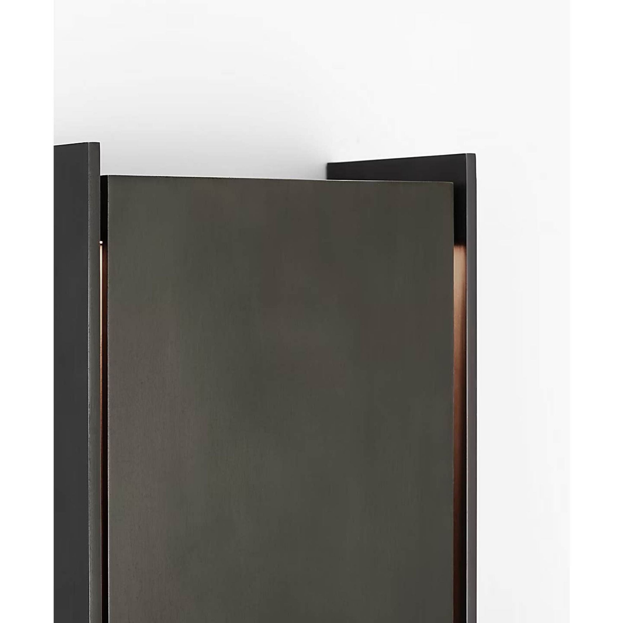 Barbara Barry Align 32" Shielded Wall Light in Blackened Stainless W7.75" x H32" x E4.75"