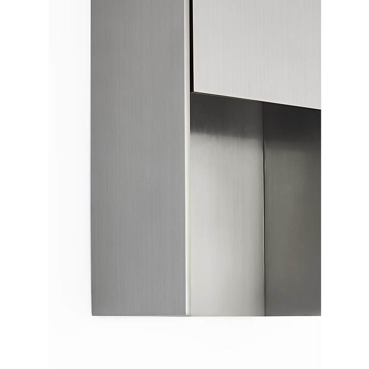 Barbara Barry Align 32" Shielded Wall Light in Stainless Steel W7.75" x H32" x E4.75"