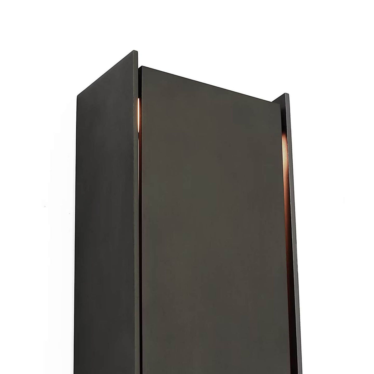 Barbara Barry Align 41" Shielded Wall Light in Blackened Stainless W7.75" x H41" x E4.75"