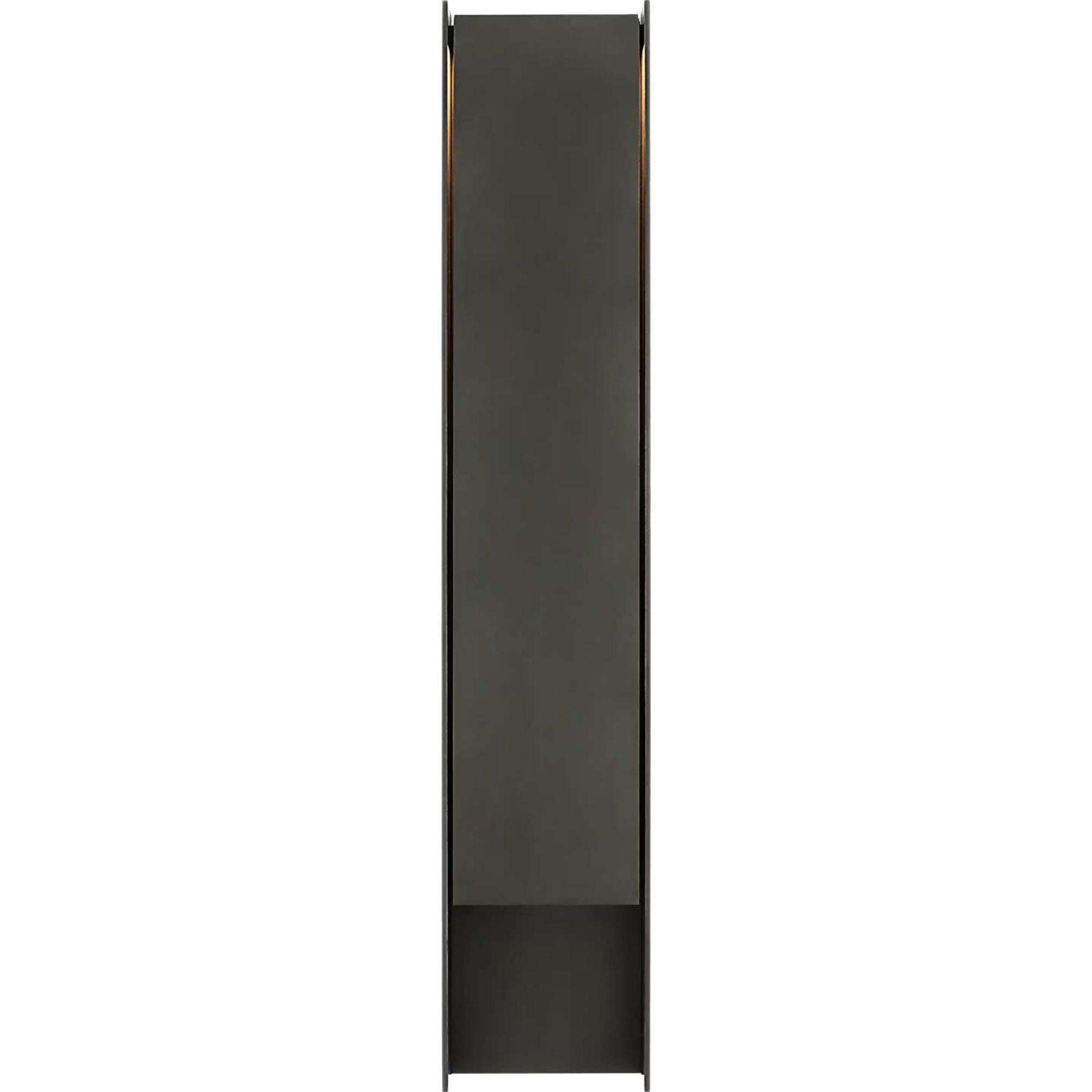 Barbara Barry Align 41" Shielded Wall Light in Blackened Stainless W7.75" x H41" x E4.75"