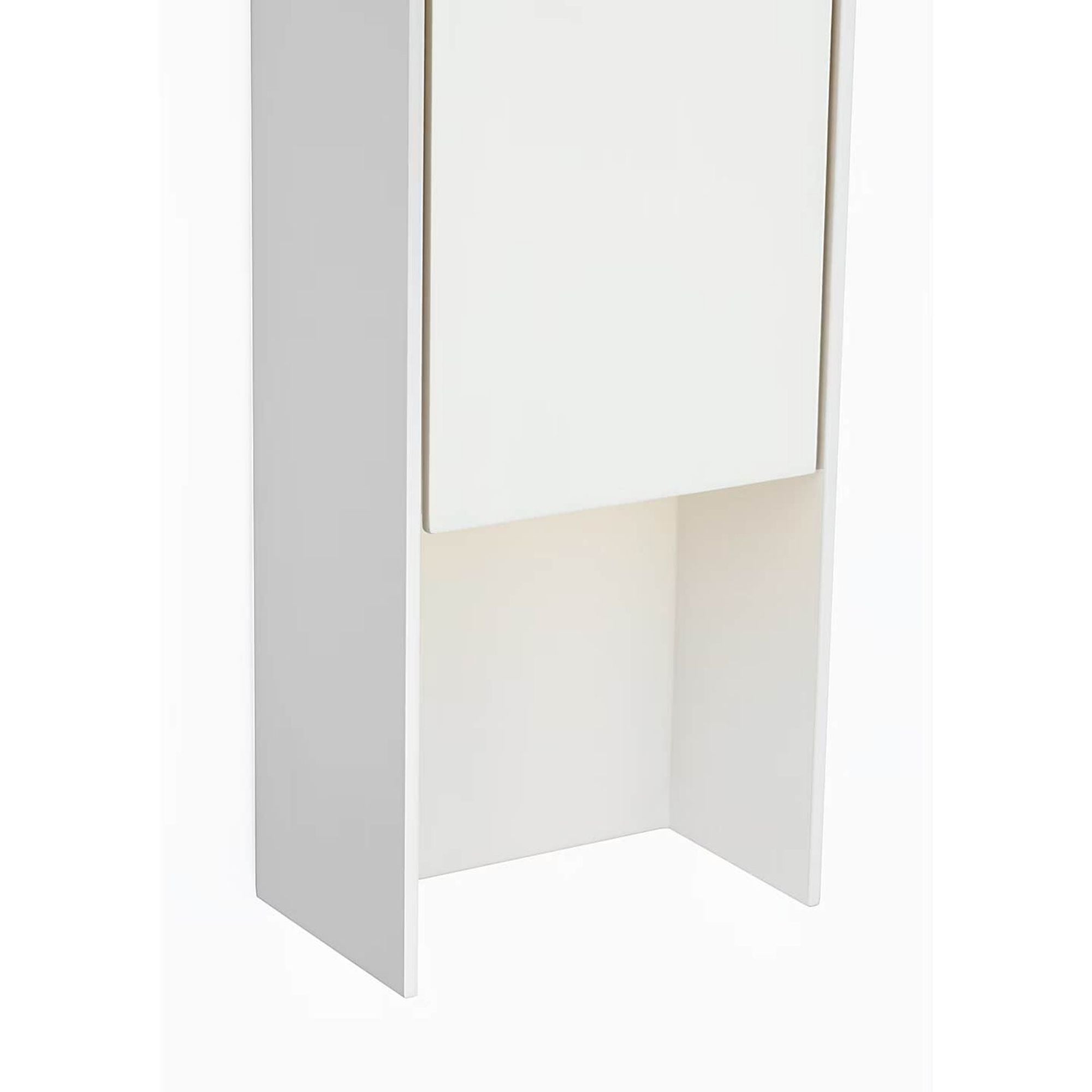 Barbara Barry Align 41" Shielded Wall Light in Plaster White W7.75" x H41" x E4.75"