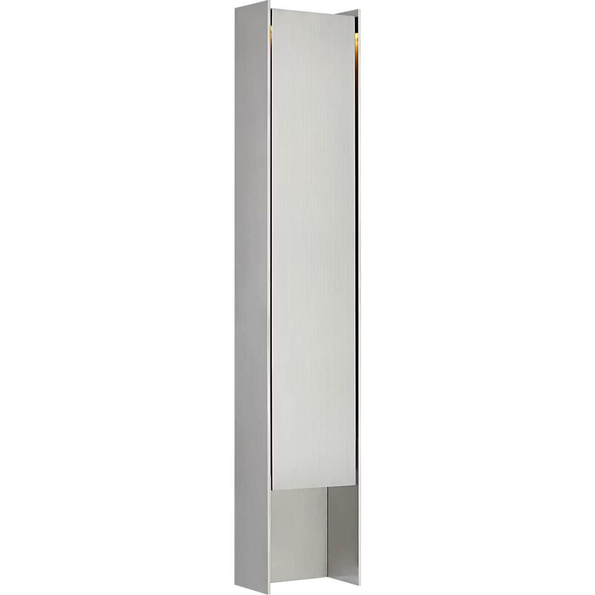 Barbara Barry Align 41" Shielded Wall Light in Stainless Steel W7.75" x H41" x E4.75"