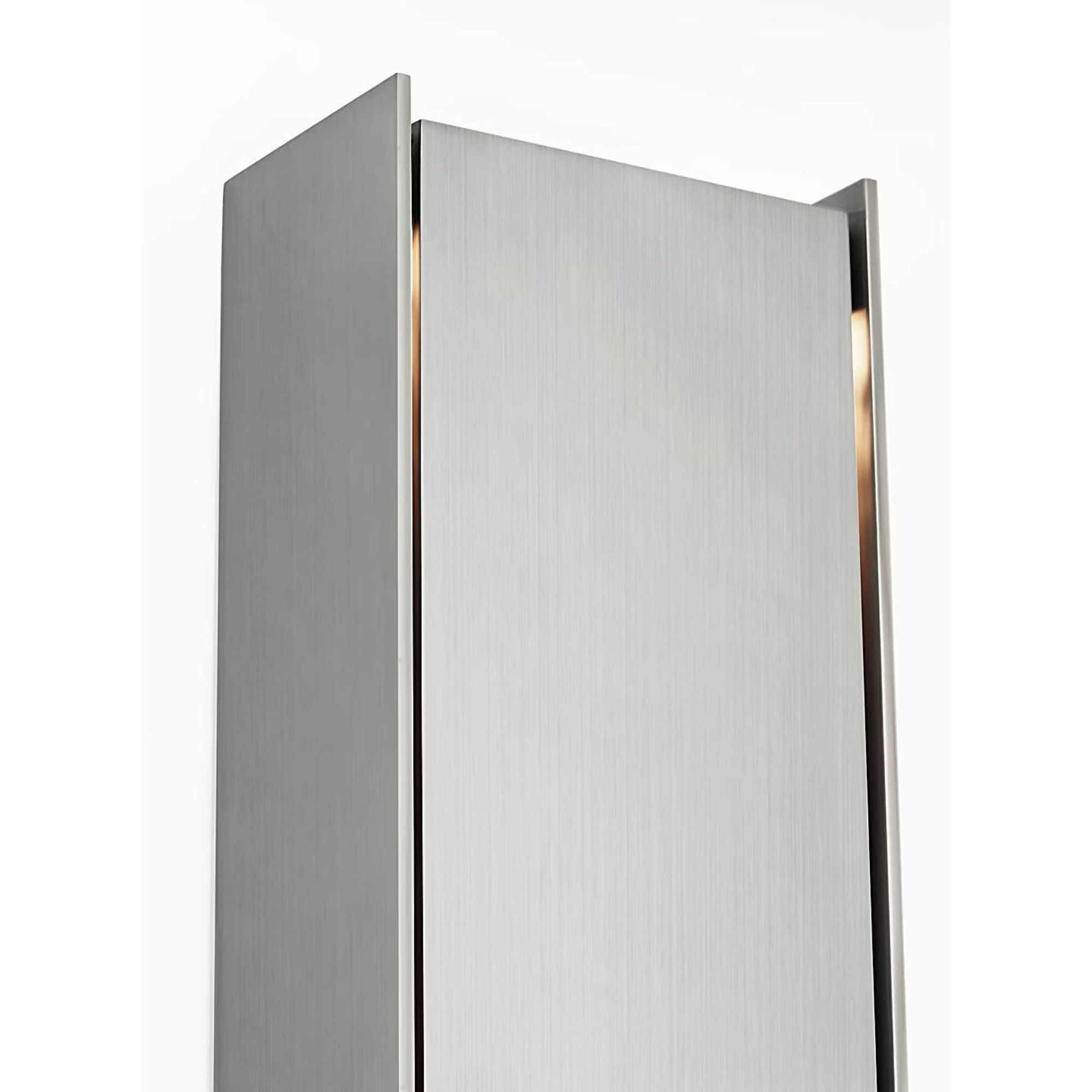 Barbara Barry Align 41" Shielded Wall Light in Stainless Steel W7.75" x H41" x E4.75"