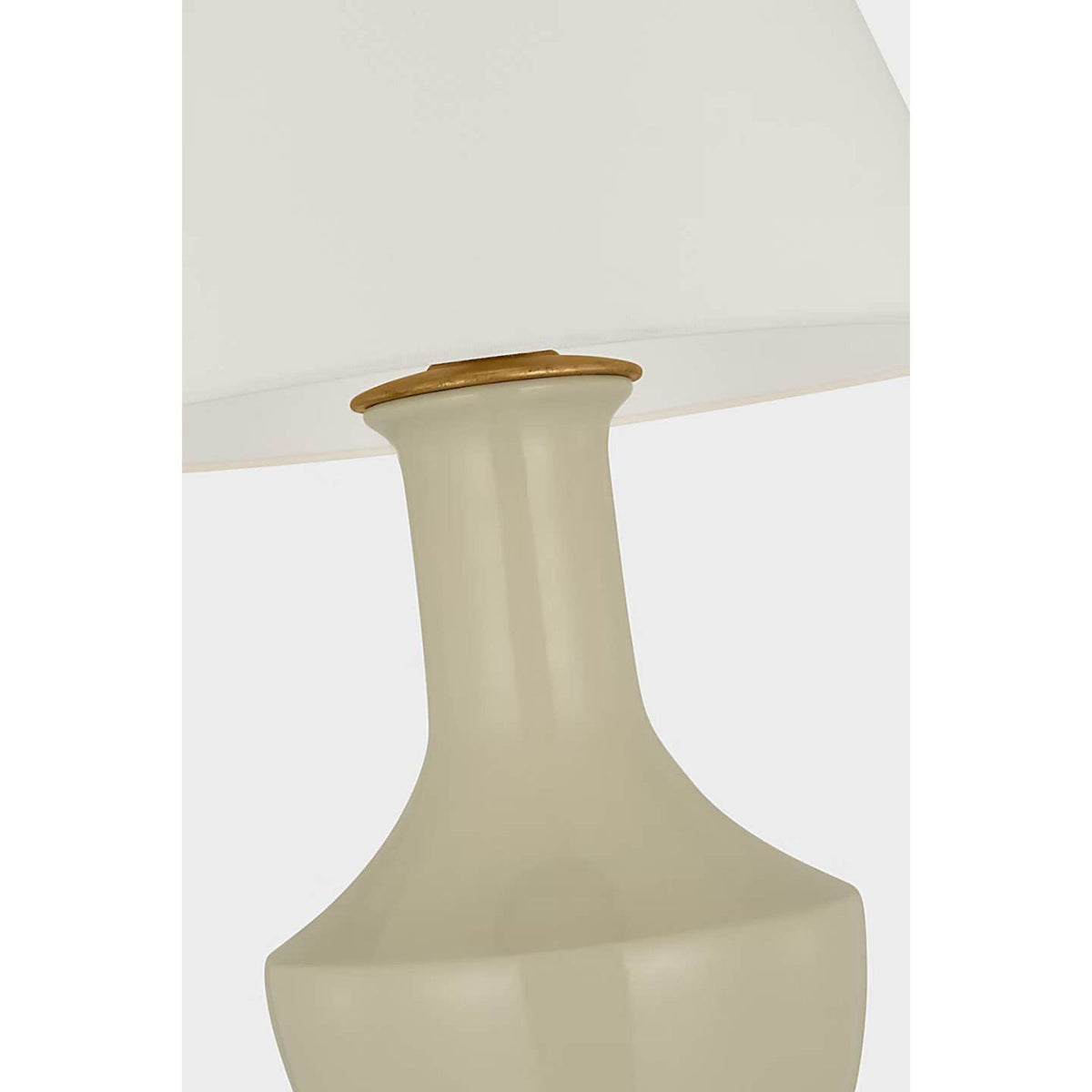 Chapman & Myers Lambay Cordless Table Lamp in Coconut with Linen Shade W20" x H32.25"