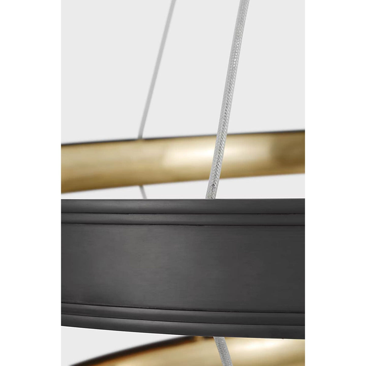 Chapman & Myers Connery 50" Two-Tier Ring Chandelier in Bronze W50.25"