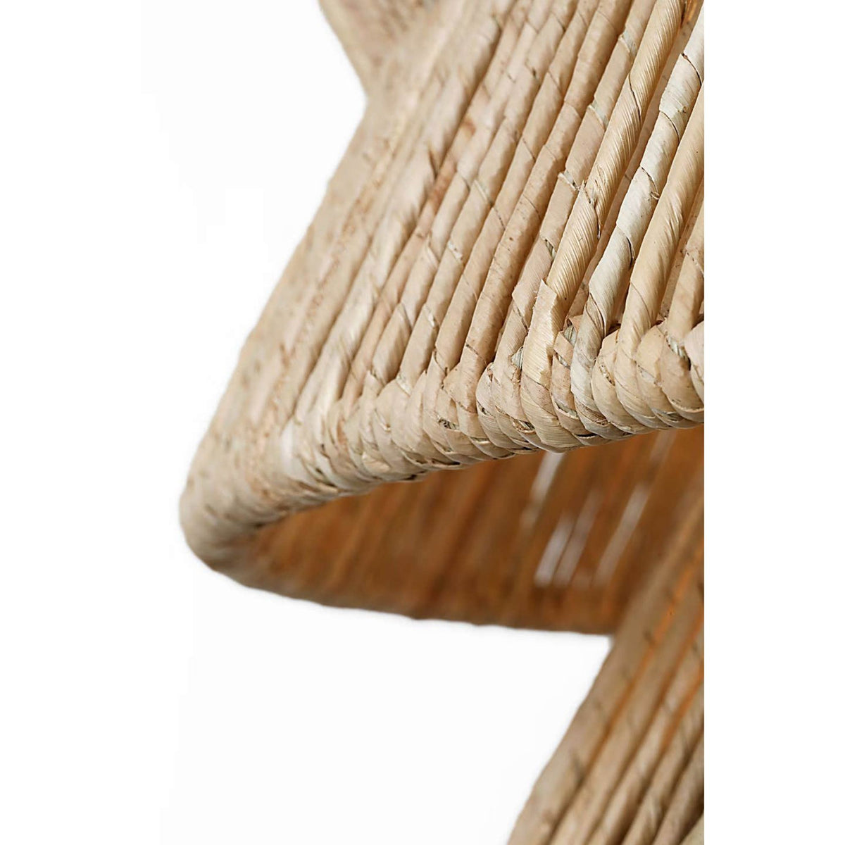 Chapman & Myers Antigua 30" Chandelier in Antique-Burnished Brass and Natural Abaca W30" x H15.5"