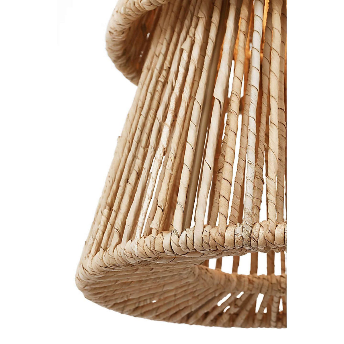 Chapman & Myers Antigua 11" Pendant in Bronze and Natural Abaca W11" x H21.75"