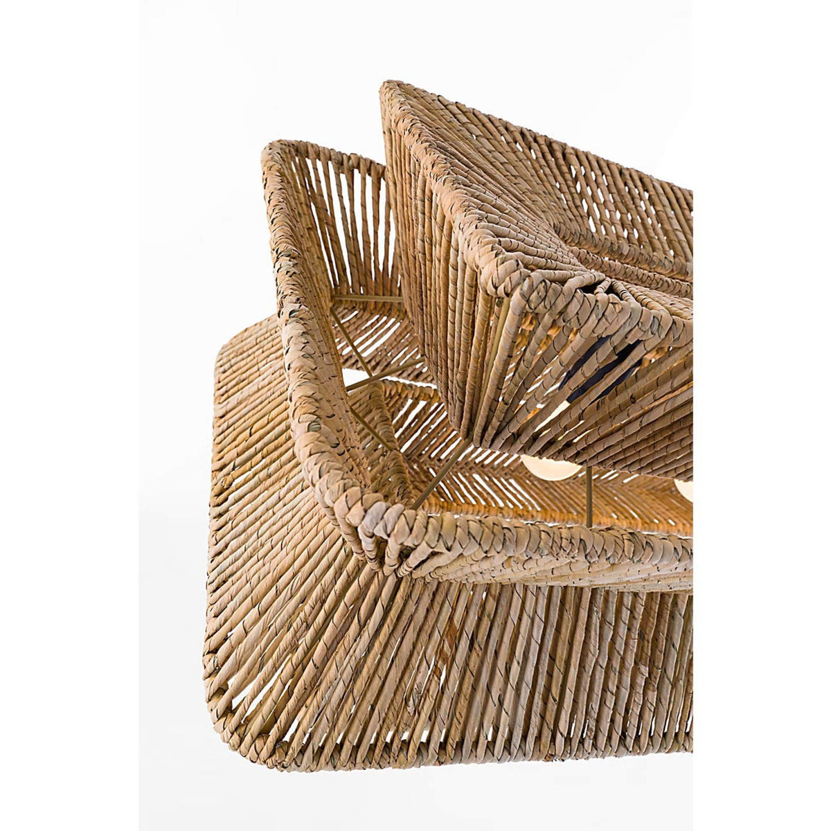 Chapman & Myers Antigua 54" Linear in Bronze and Natural Abaca W17.25" x 54" x H16.5"
