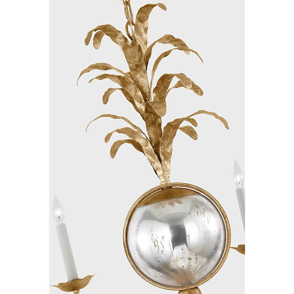 Chapman & Myers Gramercy Grande Wide Chandelier in Gilded Iron W50.25" x H30"