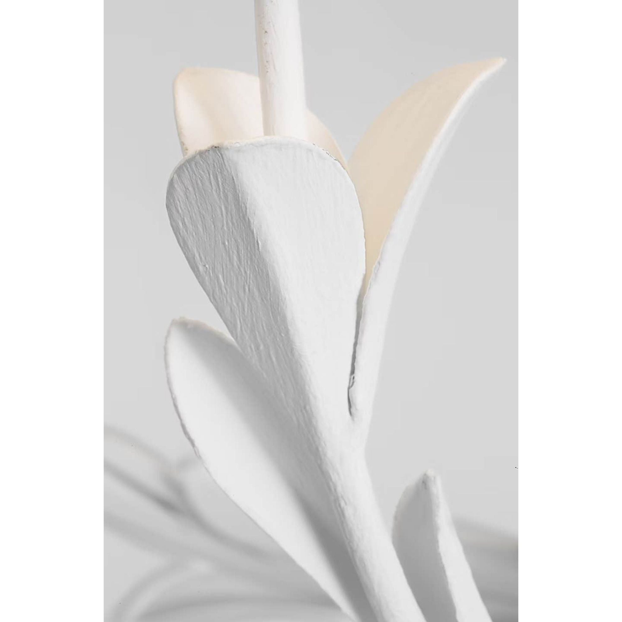 Chapman & Myers Provenz 32" 6 Light Chandelier in Plaster White with Linen Shades W32" x H17.25"