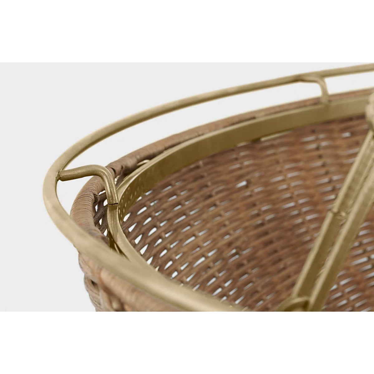 Chapman & Myers Clovis Extra Large Chandelier in Antique-Burnished Brass and Natural Wicker W38" x H42.25"