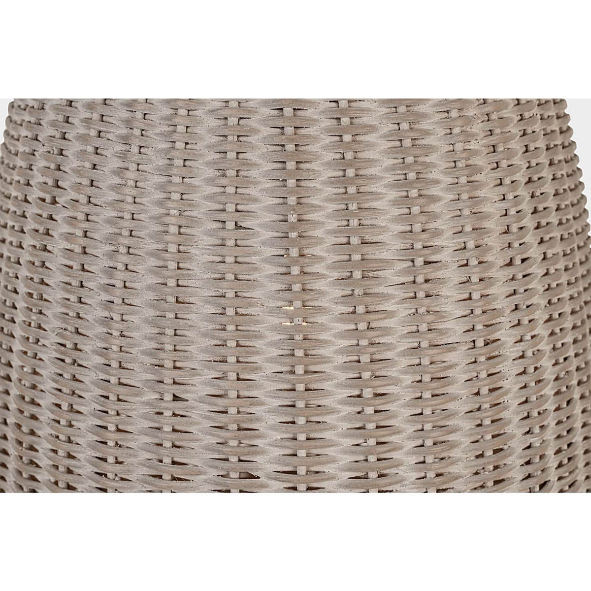 Chapman & Myers Kokomo 12" Pendant in Antique-Burnished Brass with Ash Wicker Shade W11.5" x H18.25"