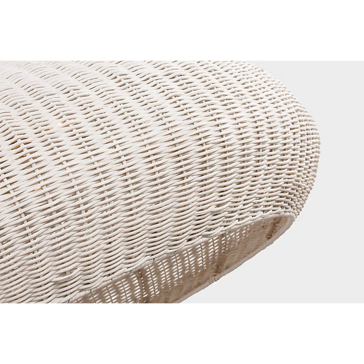 Chapman & Myers Kokomo 44" Wide Pendant in Antique-Burnished Brass with Chalk Wicker Shade W44" x H16.75"