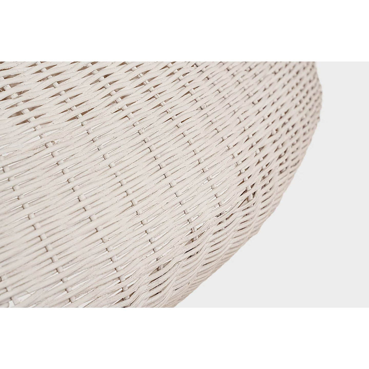 Chapman & Myers Kokomo 44" Wide Pendant in Bronze with Chalk Wicker Shade W44" x H16.75"