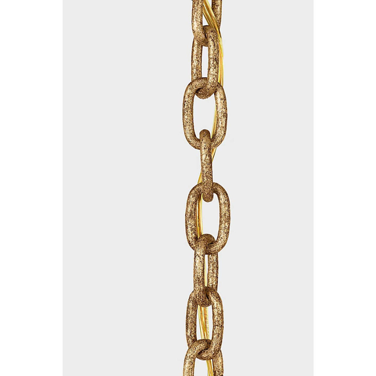 Chapman & Myers Amalfi 57" Linear Chandelier in Milano Gold with Linen Shades W9" x 57" x H32.25"