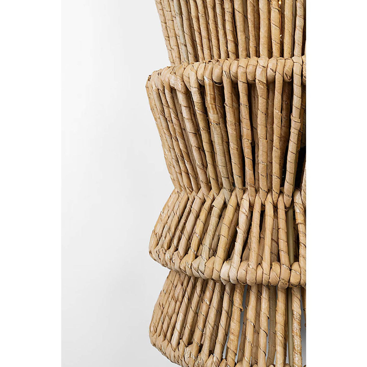 Chapman & Myers Antigua Medium Sconce in Bronze and Natural Abaca W10.25" x H16.25" x E6.25"