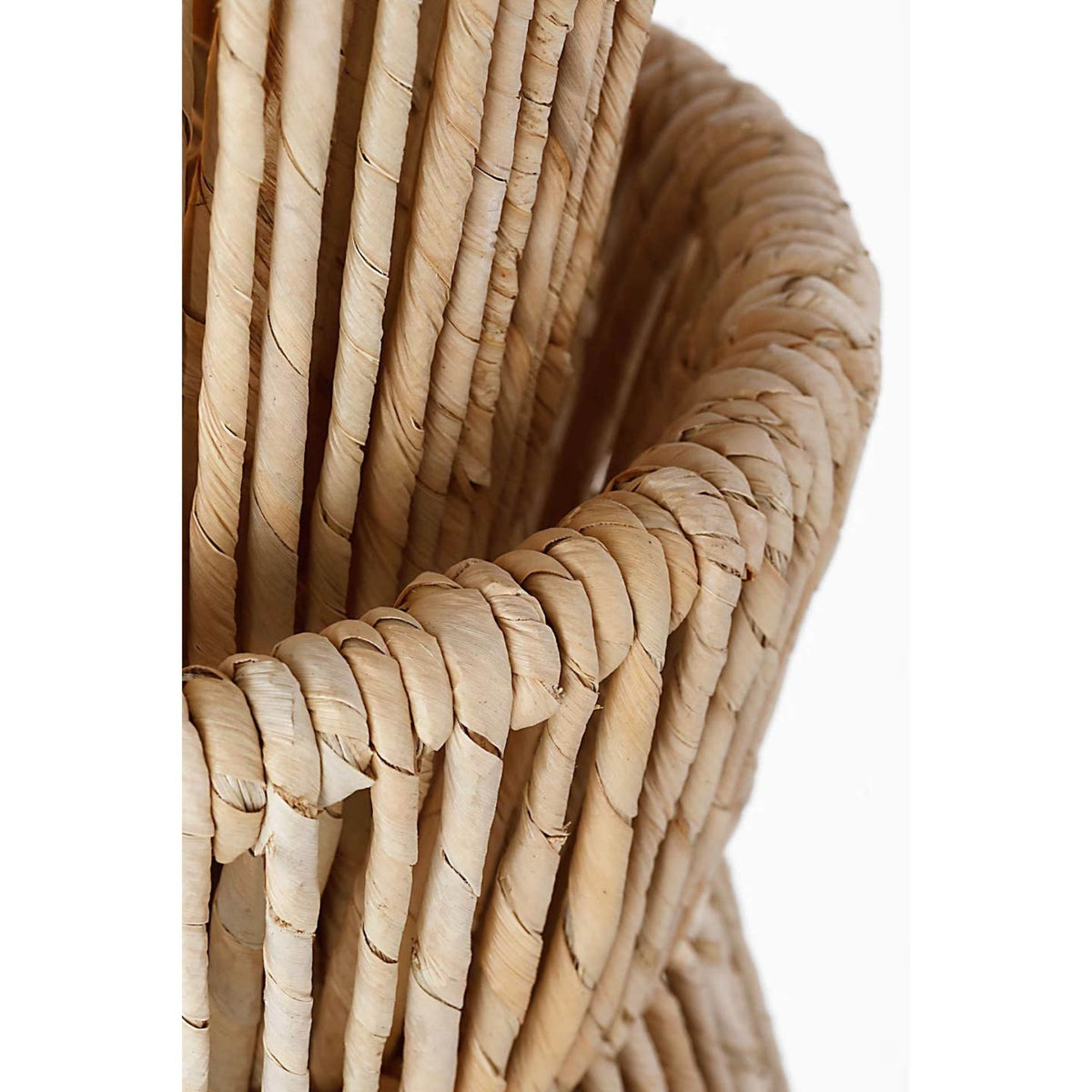 Chapman & Myers Antigua 20" Sconce in Polished Nickel and Natural Abaca W9" x H20.25" x E5.75"