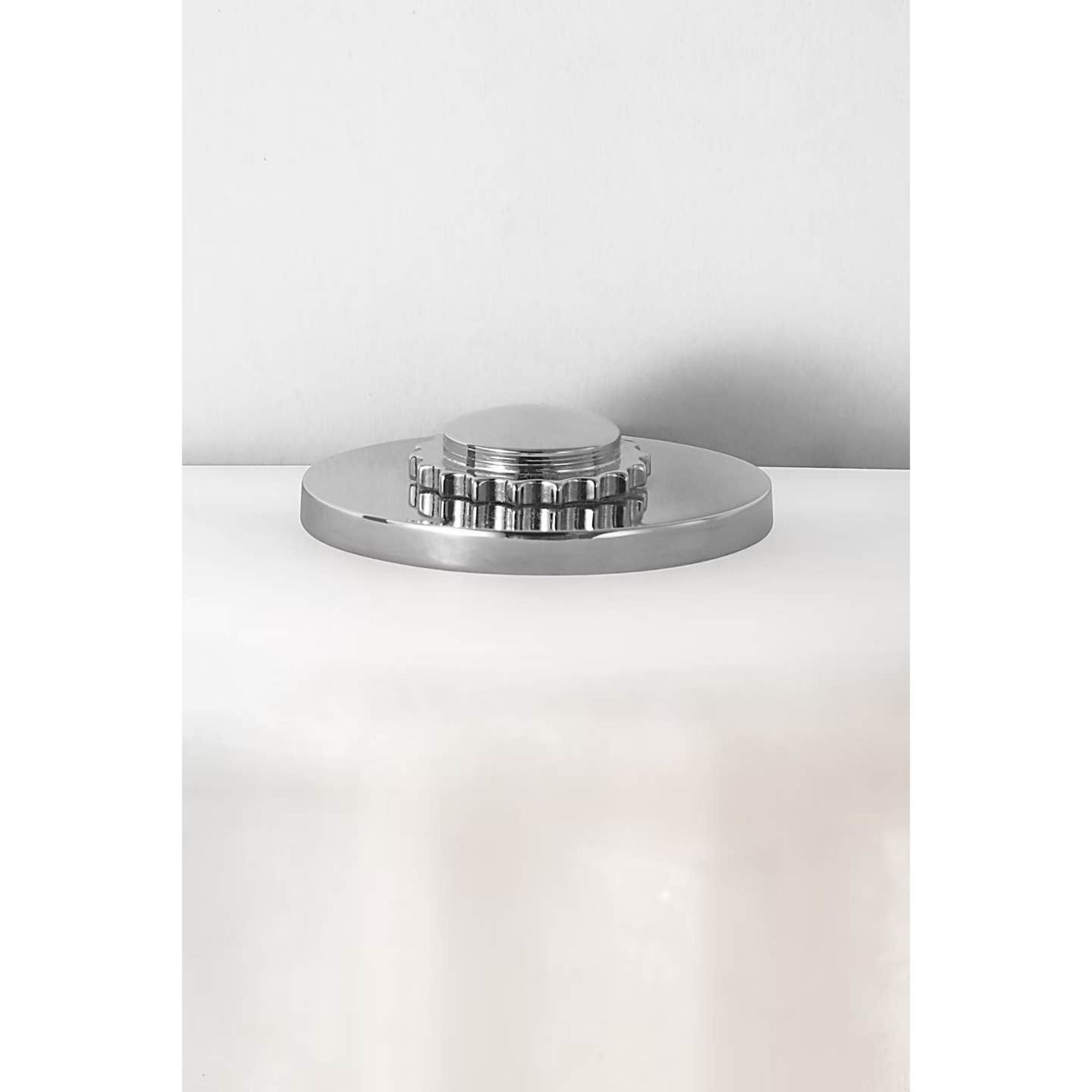 Chapman & Myers Madden 13" Fluted Linear Sconce in Alabaster and Polished Nickel W4.25" x H12.5" x E2.75"