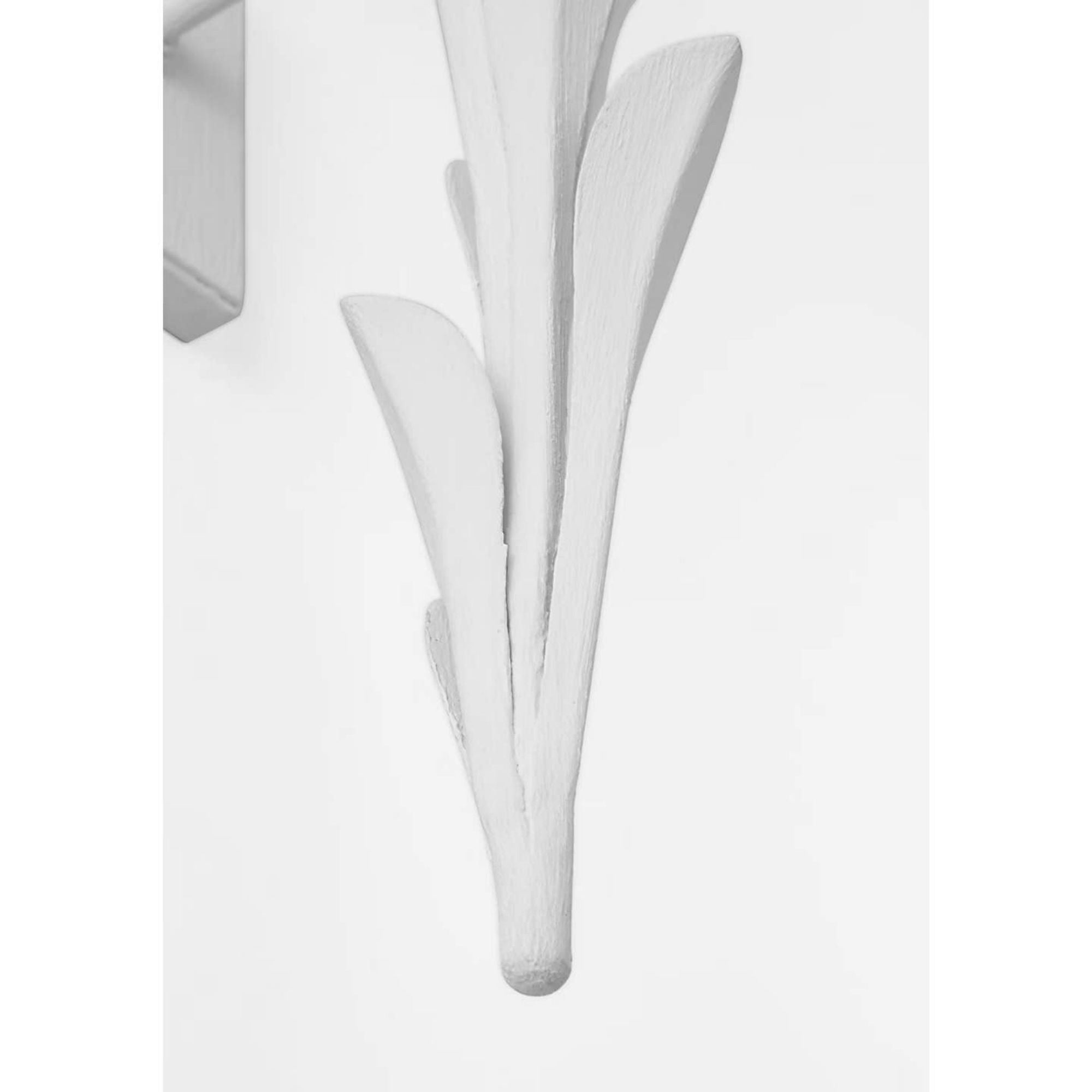 Chapman & Myers Provenz 20" Tail Sconce in Plaster White with Linen Shade W8" x H20" x E8.25"