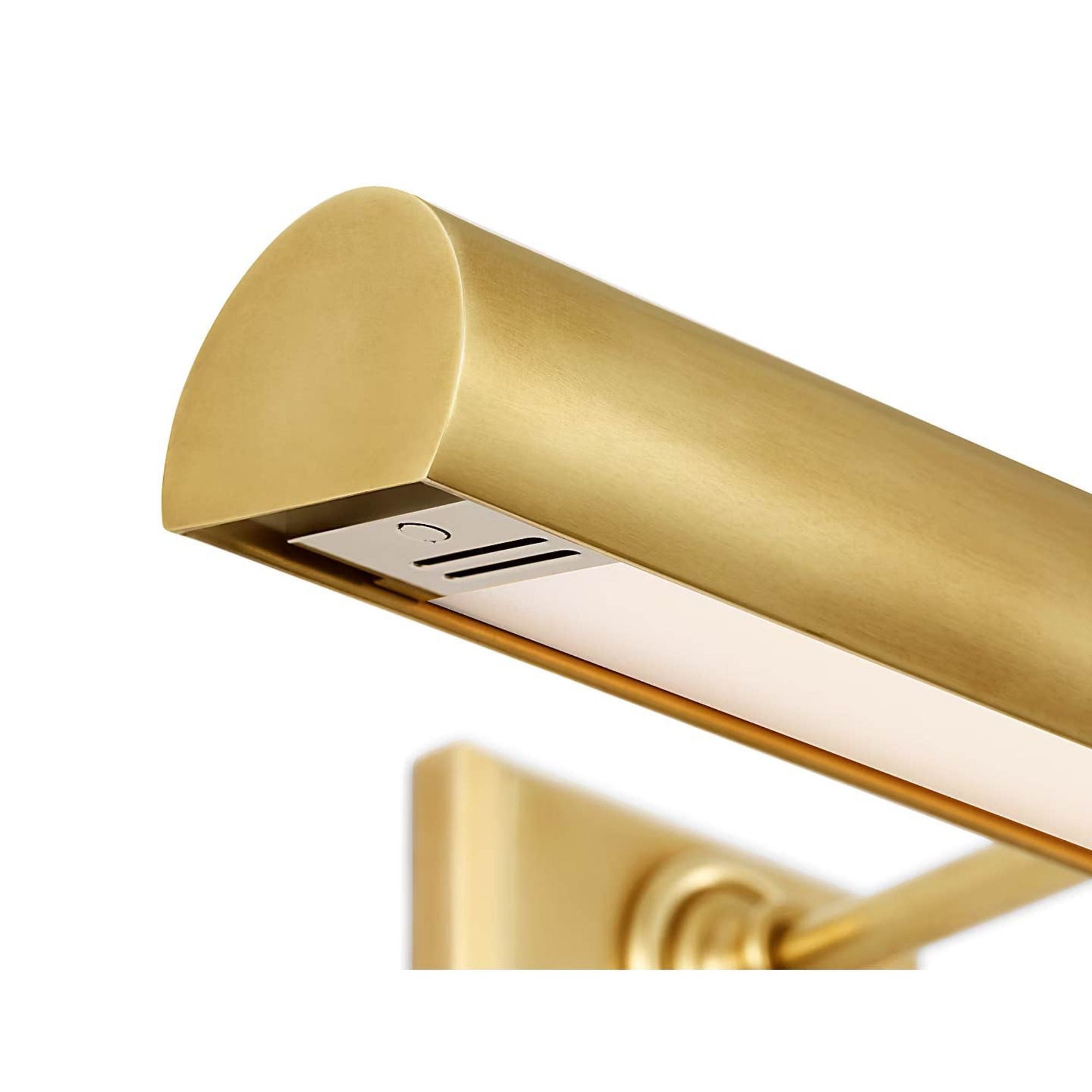 Chapman & Myers Cabinet Maker 18" Cordless Picture Light in Antique-Burnished Brass W18" x H4.5" x E8"