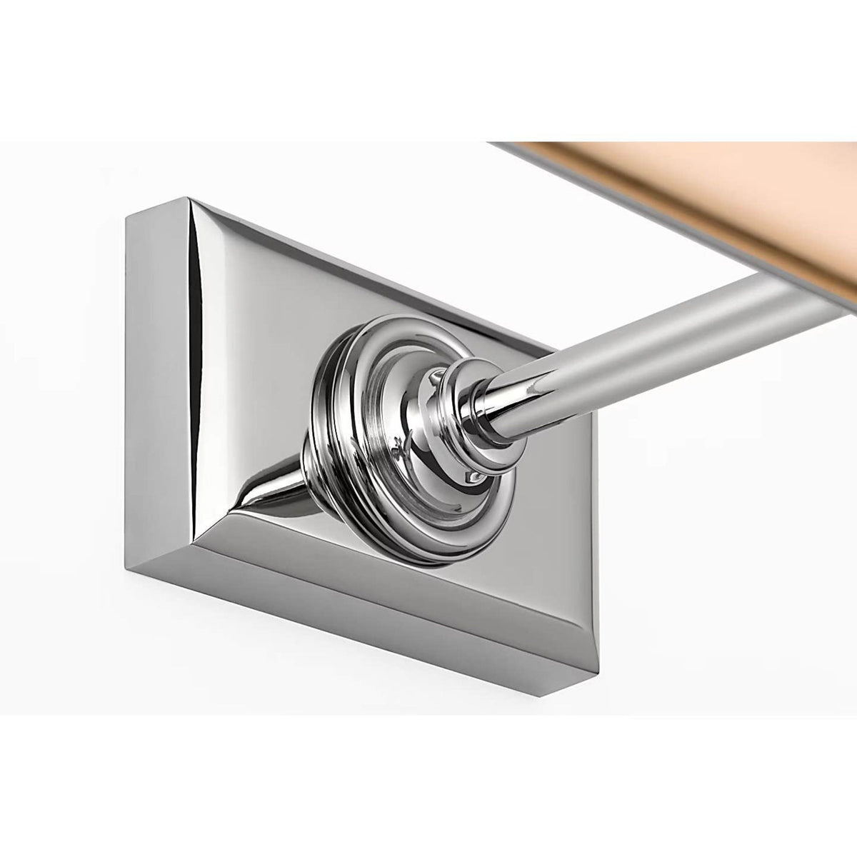 Chapman & Myers Cabinet Maker 18" Cordless Picture Light in Polished Nickel W18" x H4.5" x E8"