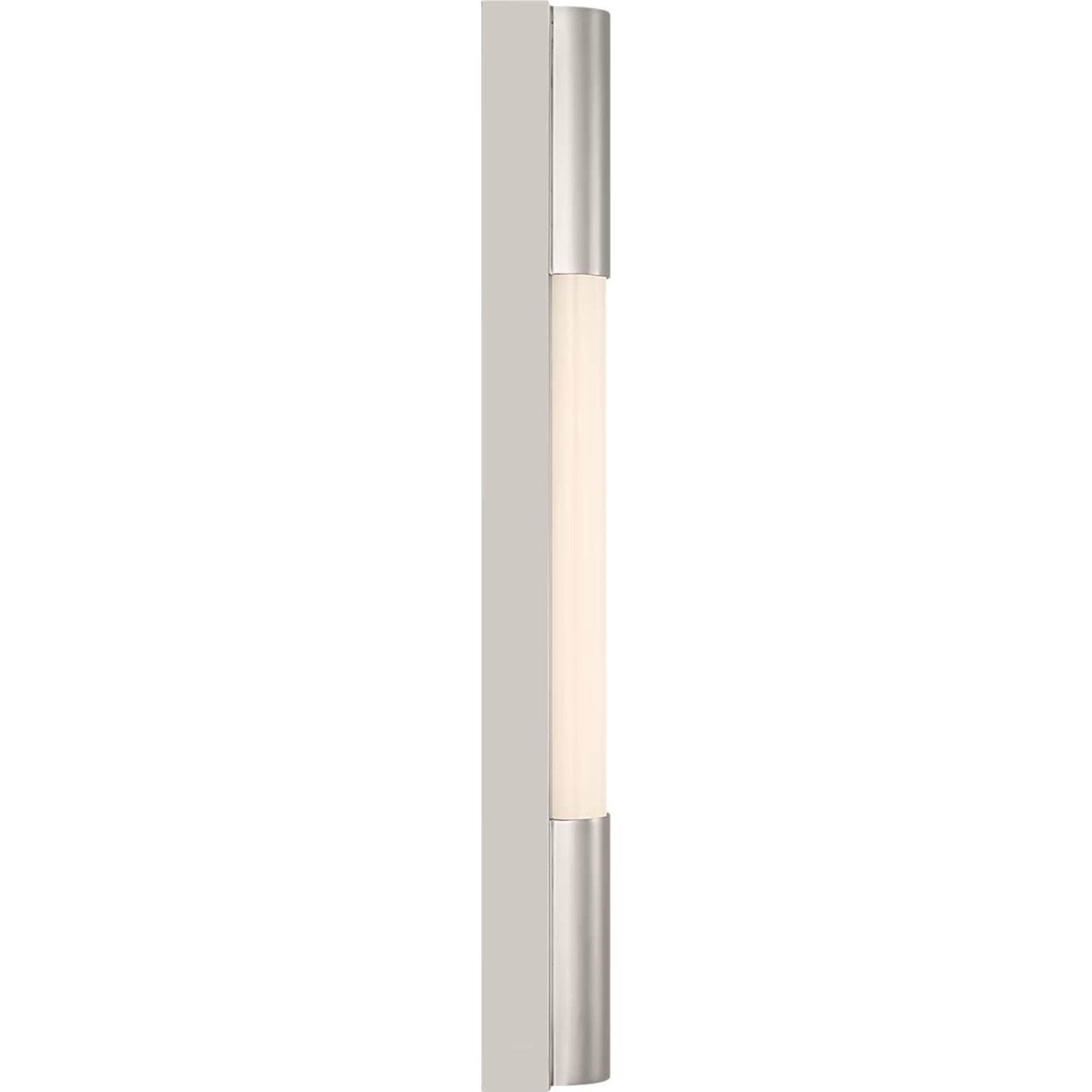 Ian K. Fowler Ellington 16" Slimline Bath Light in Polished Nickel with White Glass W3" x H16" x E1.75"