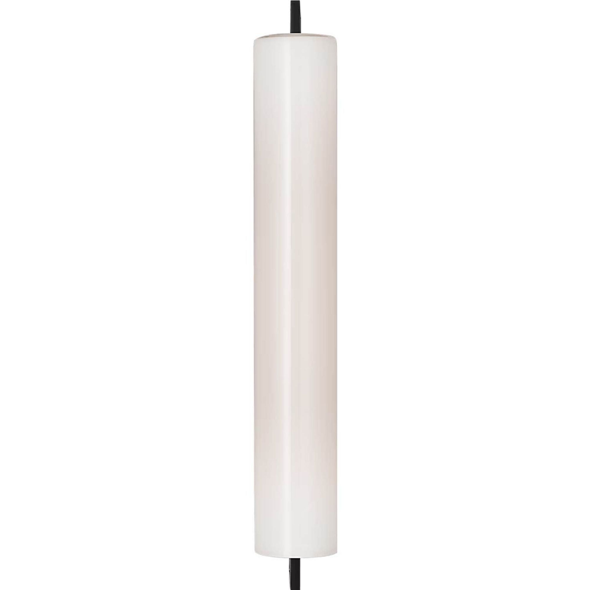 Ian K. Fowler Bowen 21" Linear Bath Sconce in Bronze with White Glass Shade W3" x H21" x E5"