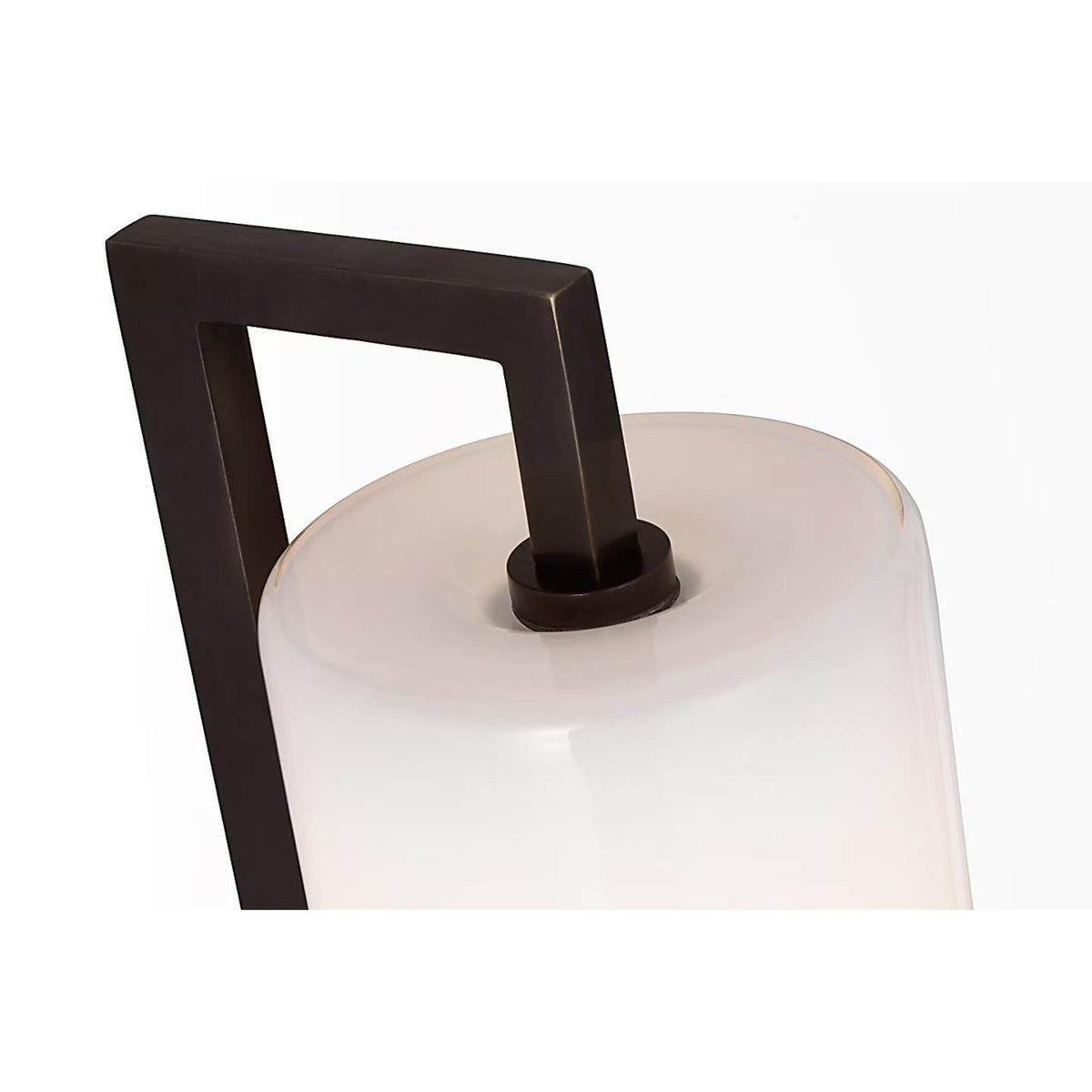 Ian K. Fowler Bowen 28" Linear Bath Sconce in Bronze with White Glass Shade W3" x H28" x E5"