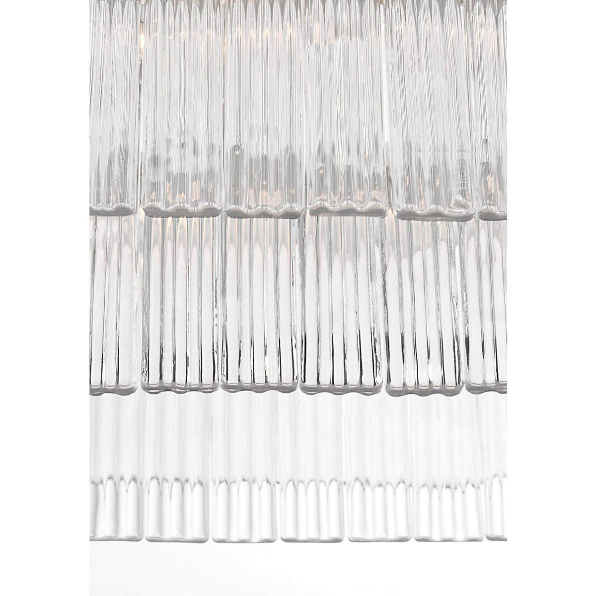 Ian K. Fowler Maderno 55" Linear Chandelier in Hand-Rubbed Antique Brass with Clear Glass W13" x 54.5"
