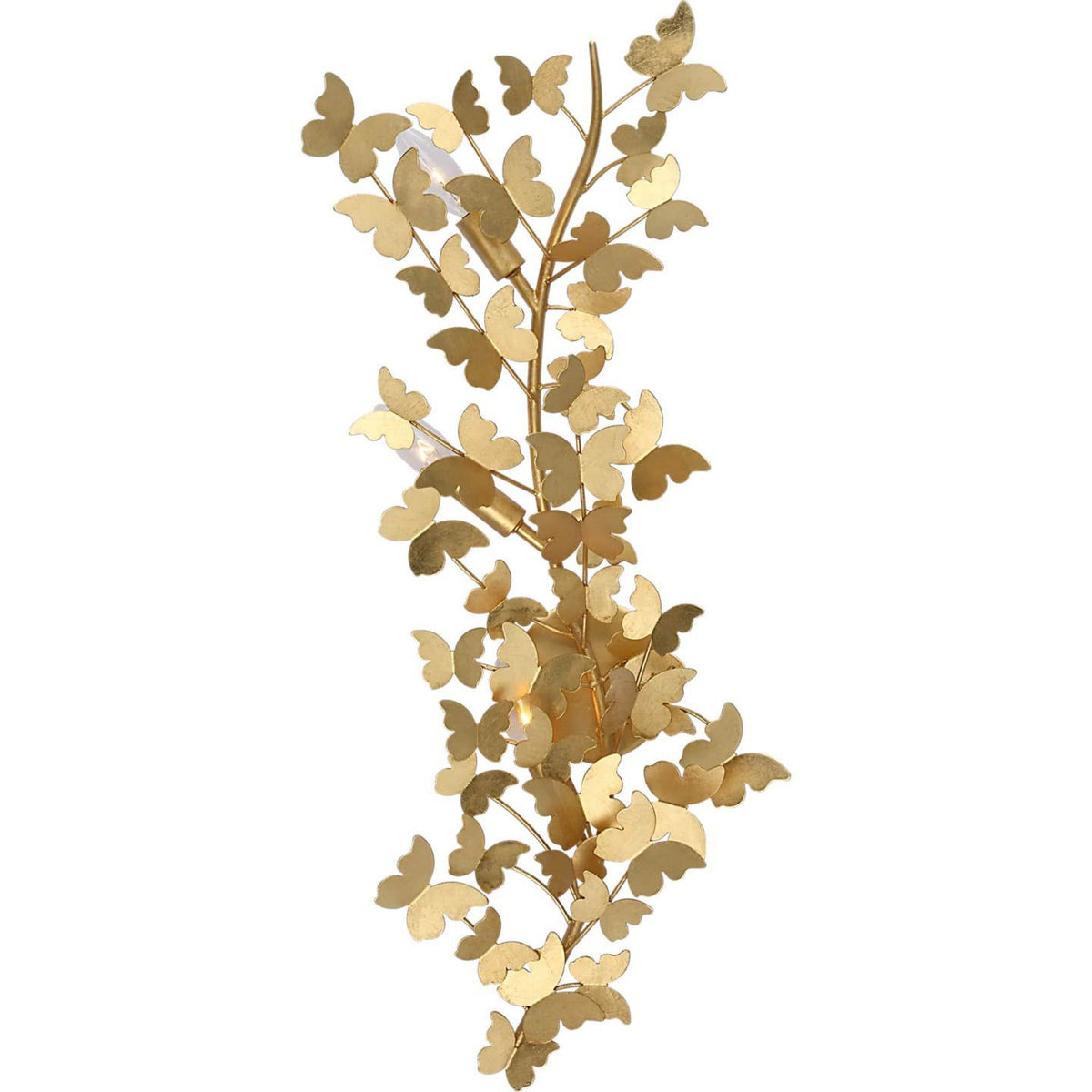 Julie Neill Farfalle 29" Right Sconce in Gild W15.5" x H28.5" x E8.25"