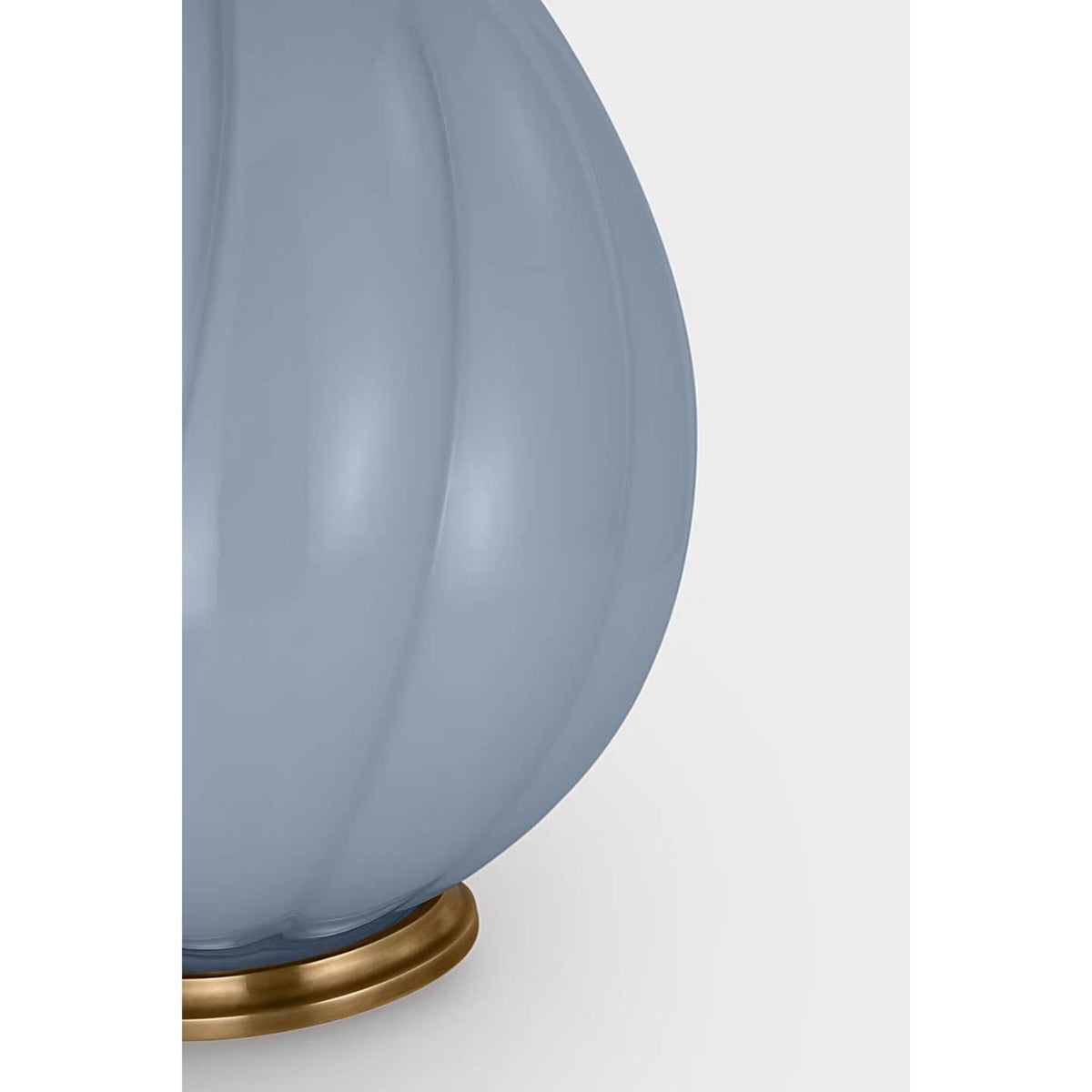 Julie Neill Talia Medium Table Lamp in Blue with Linen Shade W19" x H29.25"