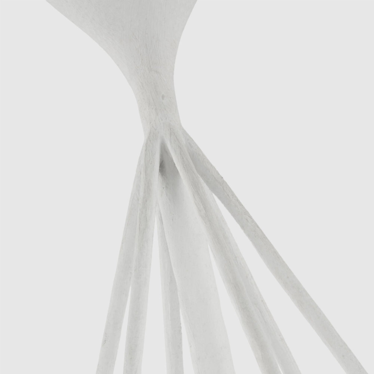 Julie Neill Alberto Small Low Ceiling Chandelier in Plaster White W28.75" x H27"