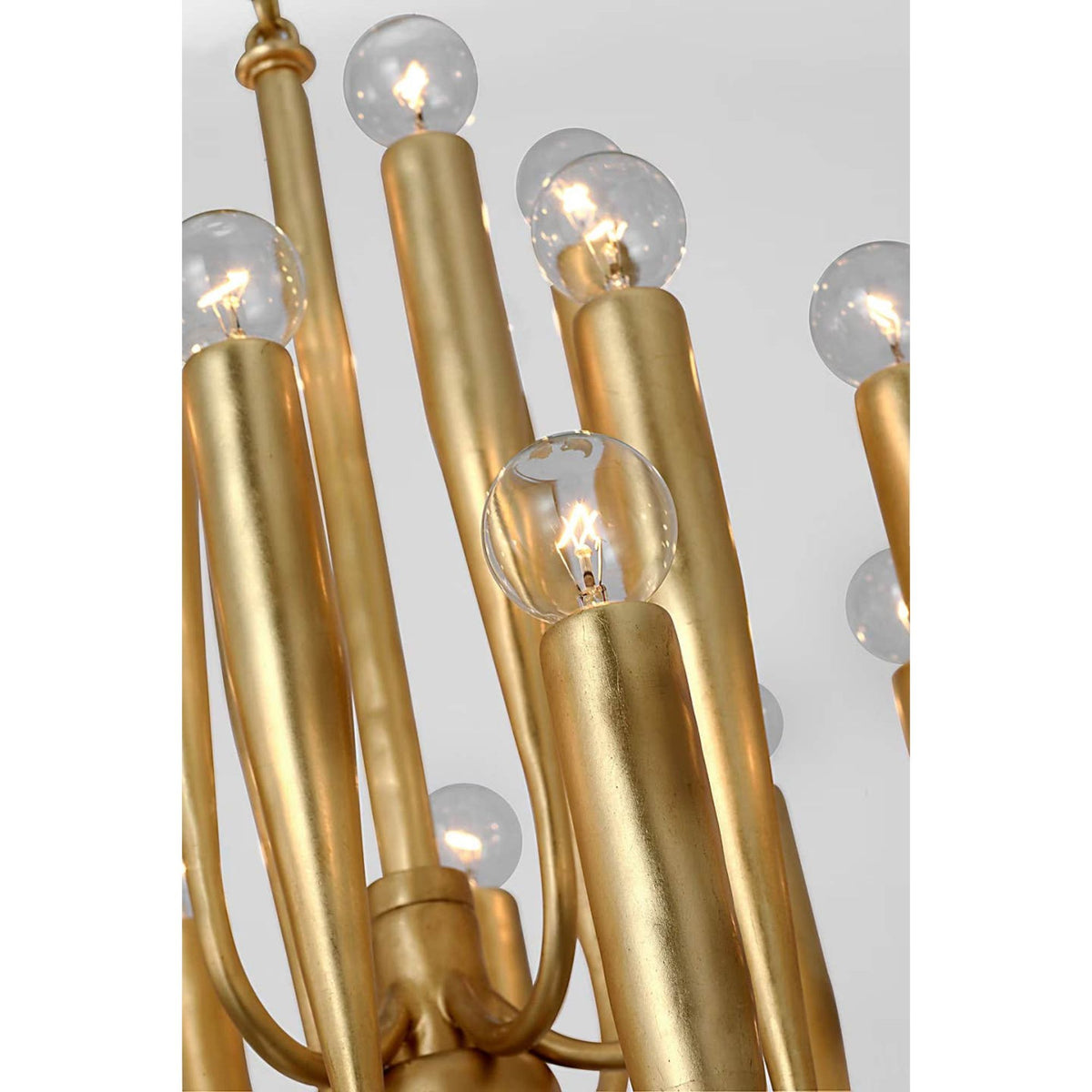 Julie Neill Acadia 30" Medium Chandelier in Antique Gold Leaf W30" x H34"