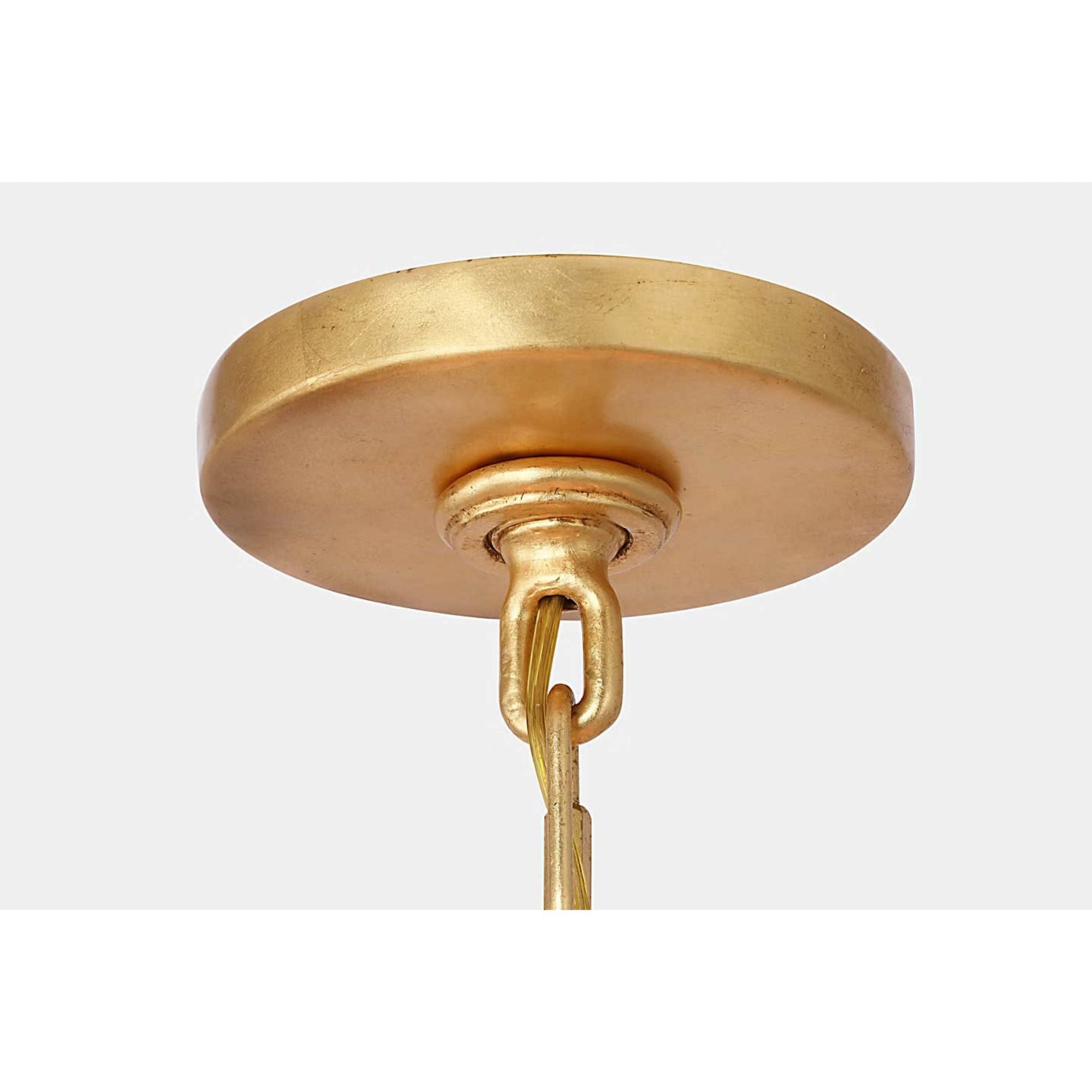 Julie Neill Acadia 30" Medium Chandelier in Antique Gold Leaf W30" x H34"