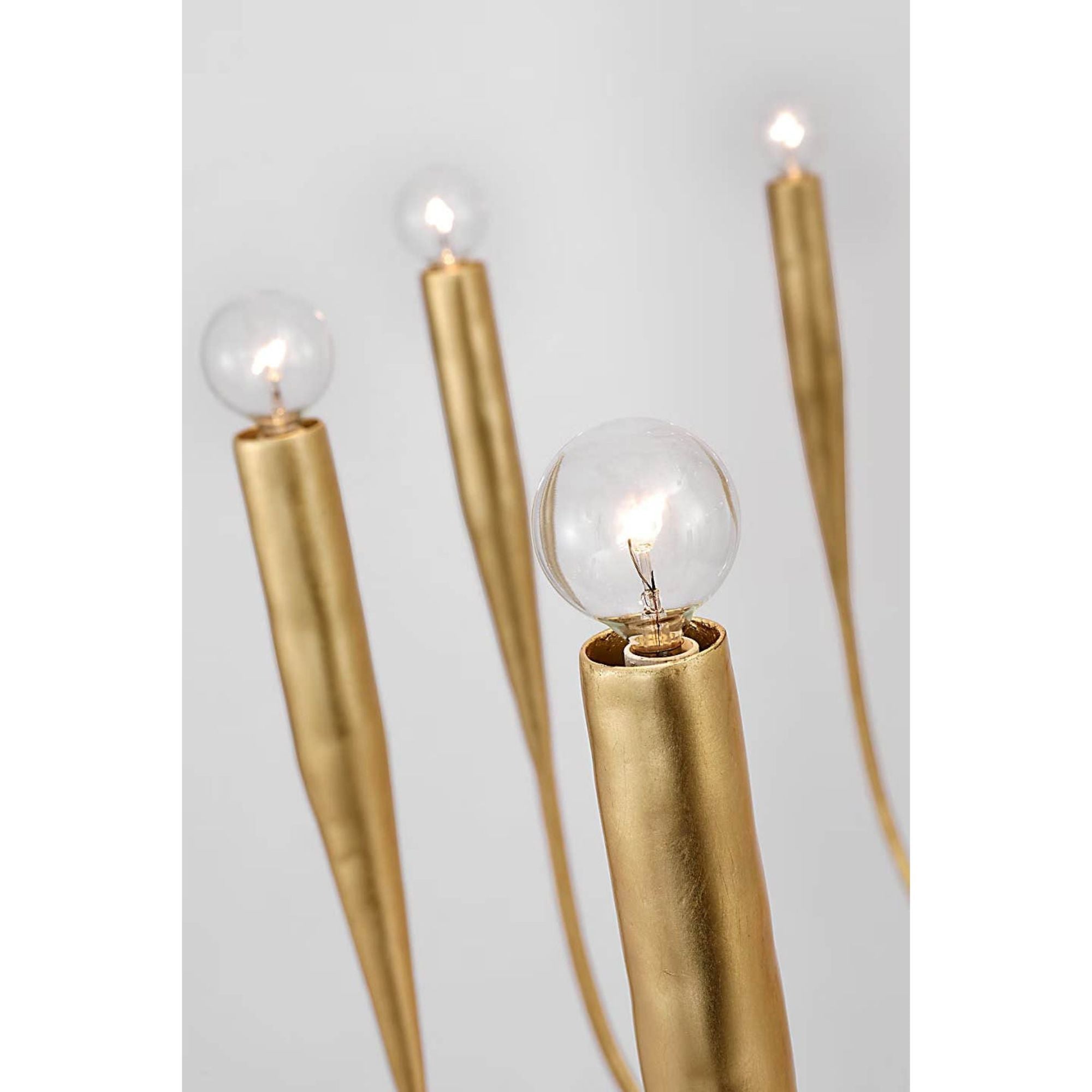 Julie Neill Acadia 52" Grande Chandelier in Antique Gold Leaf W52" x H67"