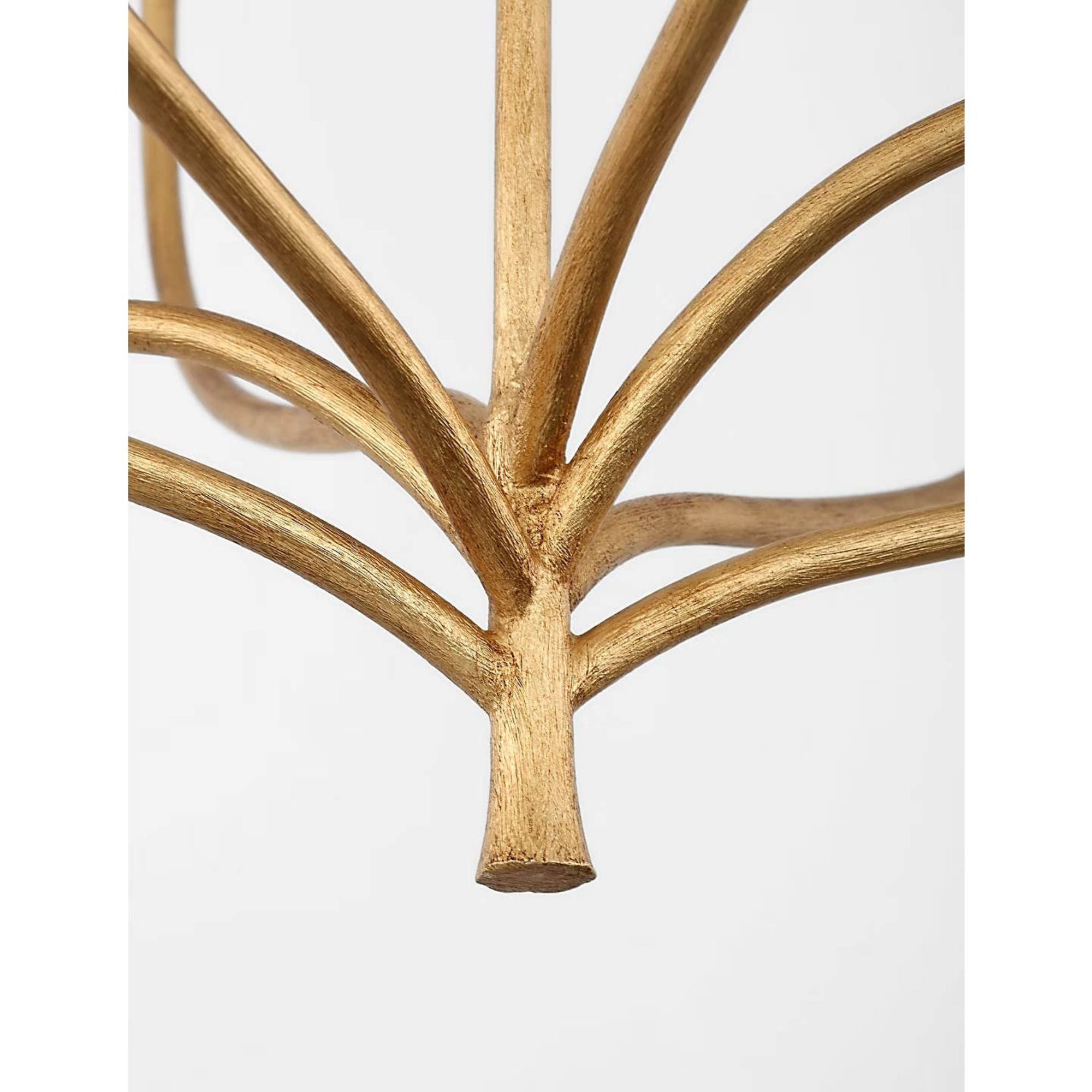 Julie Neill Marini 33" Chandelier in Antique Gold Leaf W32.75" x H28.5"