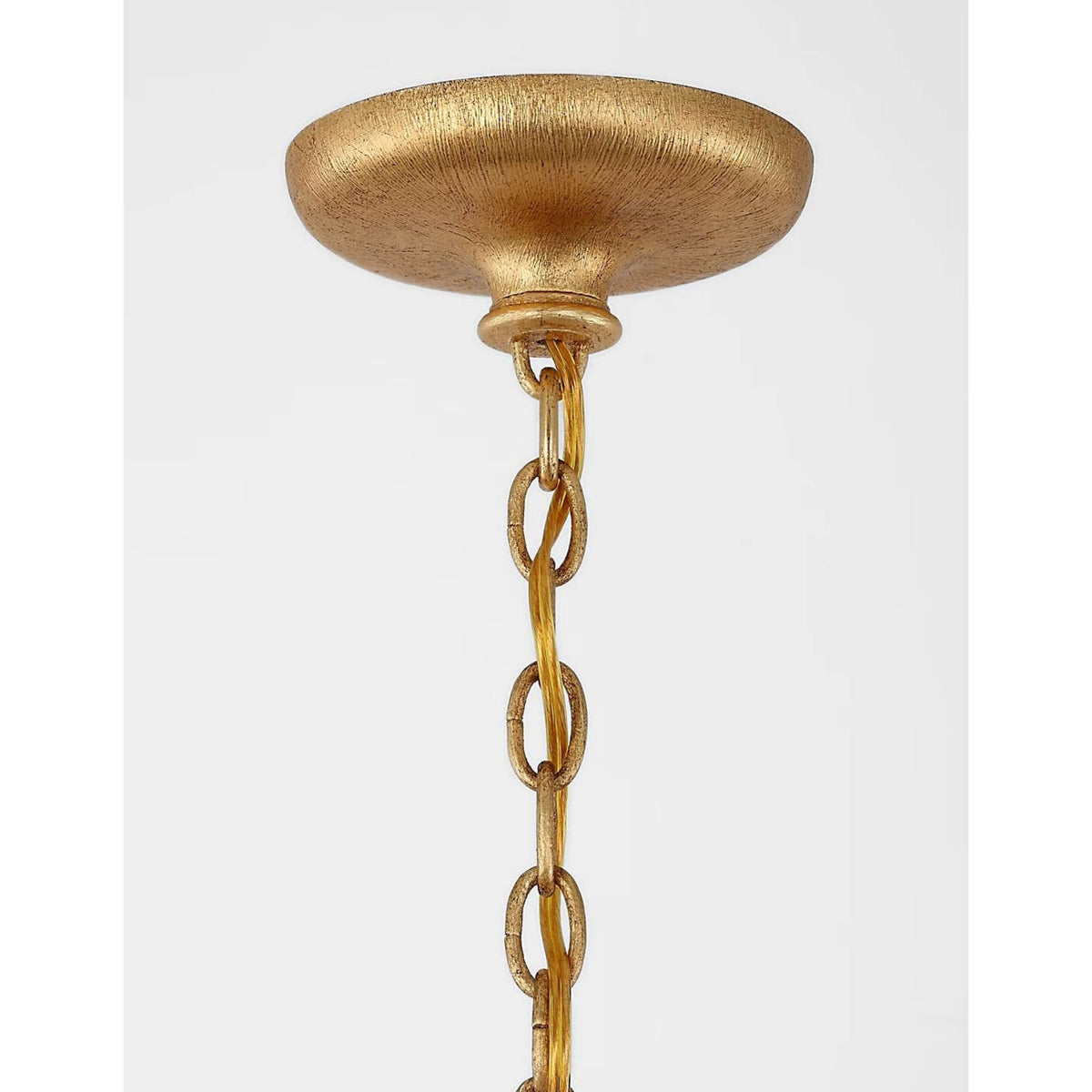 Julie Neill Marini 33" Chandelier in Antique Gold Leaf W32.75" x H28.5"