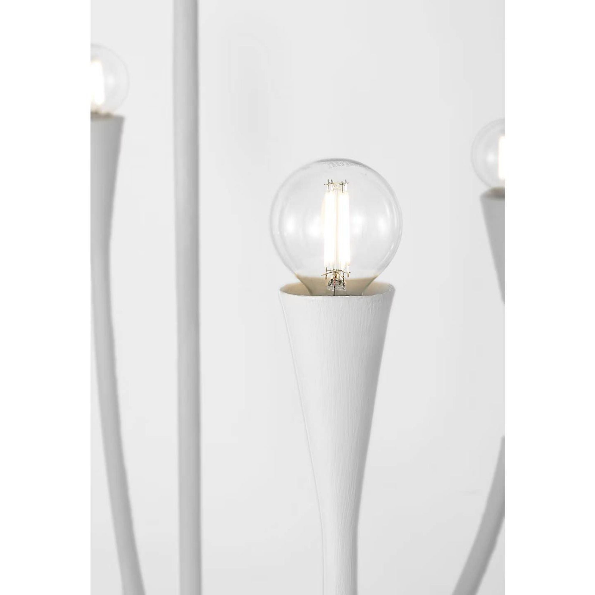 Julie Neill Marini 33" Chandelier in Plaster White W32.75" x H28.5"