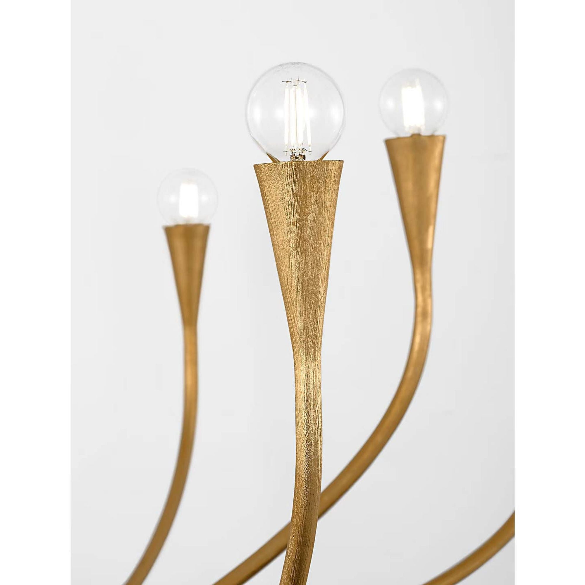 Julie Neill Marini 43" Chandelier in Antique Gold Leaf W43.25" x H29.75"