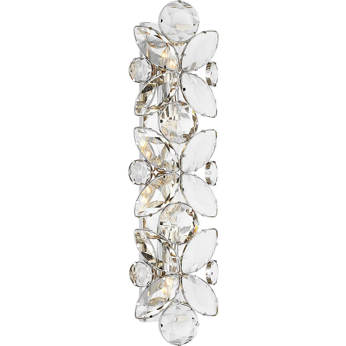 kate spade new york Lloyd 26" Sconce in Polished Nickel with Crystal W7.25" x H25.75" x E4"
