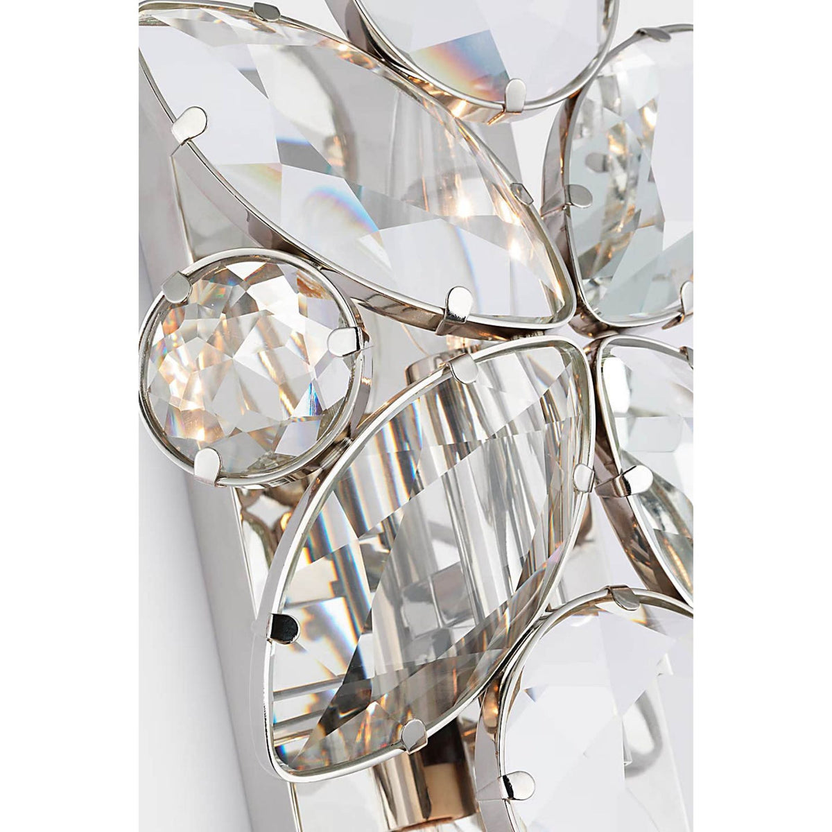 kate spade new york Lloyd 26" Sconce in Polished Nickel with Crystal W7.25" x H25.75" x E4"