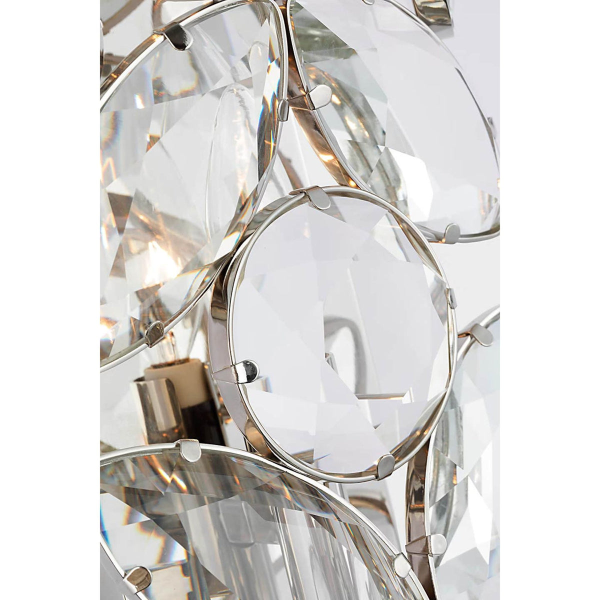 kate spade new york Lloyd 26" Sconce in Polished Nickel with Crystal W7.25" x H25.75" x E4"